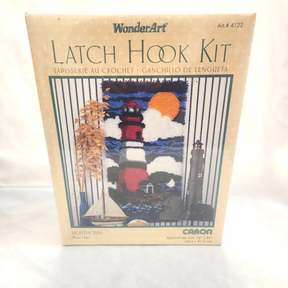 NEW Lighthouse Latch Hook Kit